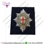 Pakistan Supplier The Coldstream Guards Badge Hand Embroidered Badge