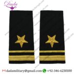 Uniform Epulette Us Navy Soft Shoulder Line Lieutenant Junior Grade Ltjg