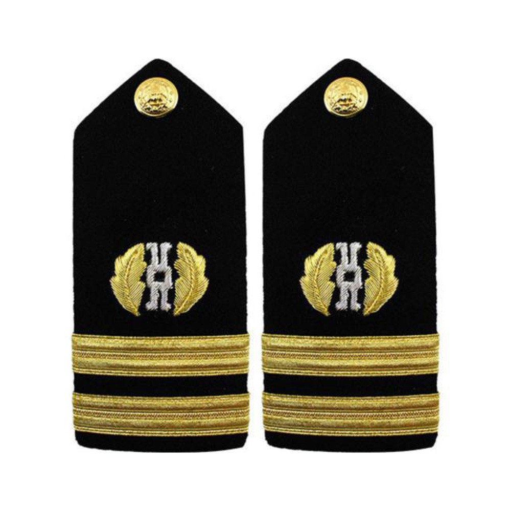 2251-1.jpg Uniform Epulette Us Navy Shoulder Board Male Senior Lieutenant Srlt Judge Advocate - Image 1