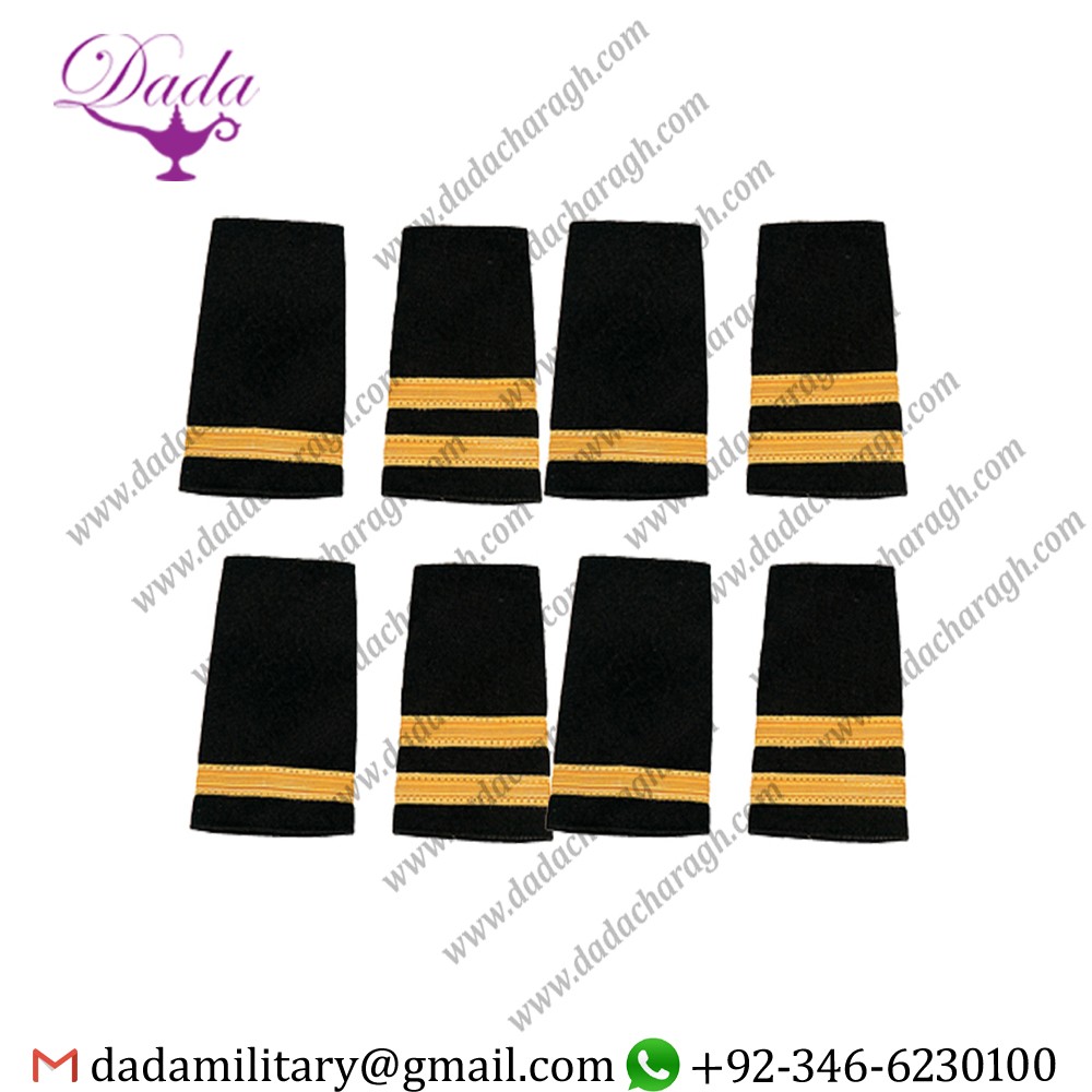 2261-1.jpg Soft Shoulder Board Epaulet Merchant Marine Navy Epaulets Uniform Shoulder Boards - Image 1