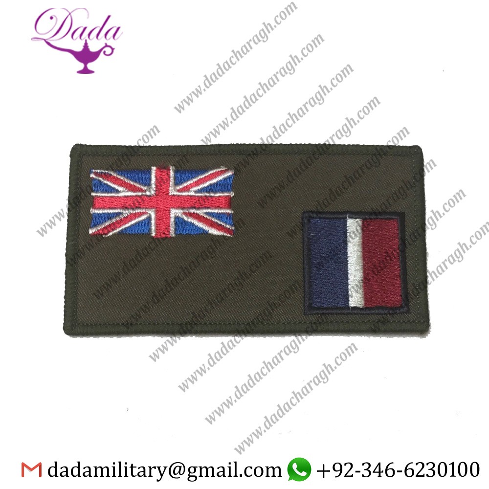 7045-1.jpg RAF ZAP NUMBER & BLOOD GROUP BADGE, ROYAL AIR FORCE, MILITARY PATCH, HOOK LOOP - Image 1