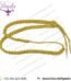 Aiguillette Gold Mylar Cord Small with Gold Barrel Tags Army