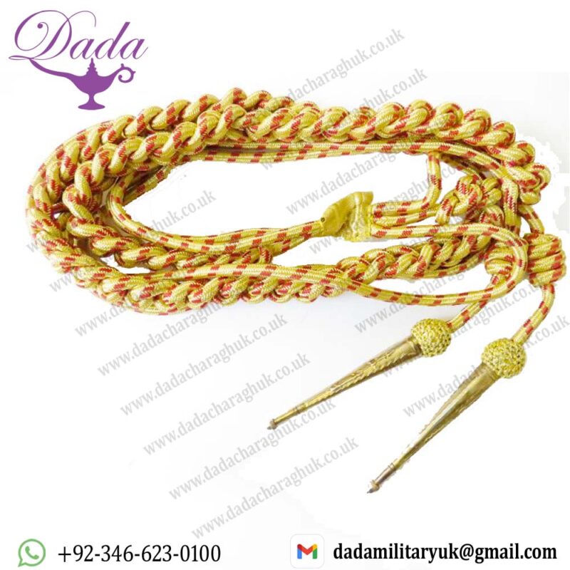 Aiguillette Golden and Red