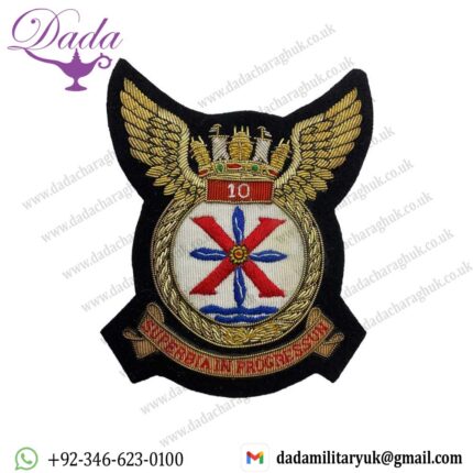 British Royal Navy Fleet Air Arm 10 Squadron Blazer Crest