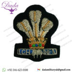 British Royal Welsh Regiment Officers Bullion Wire