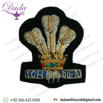 British Royal Welsh Regiment Officers Bullion Wire