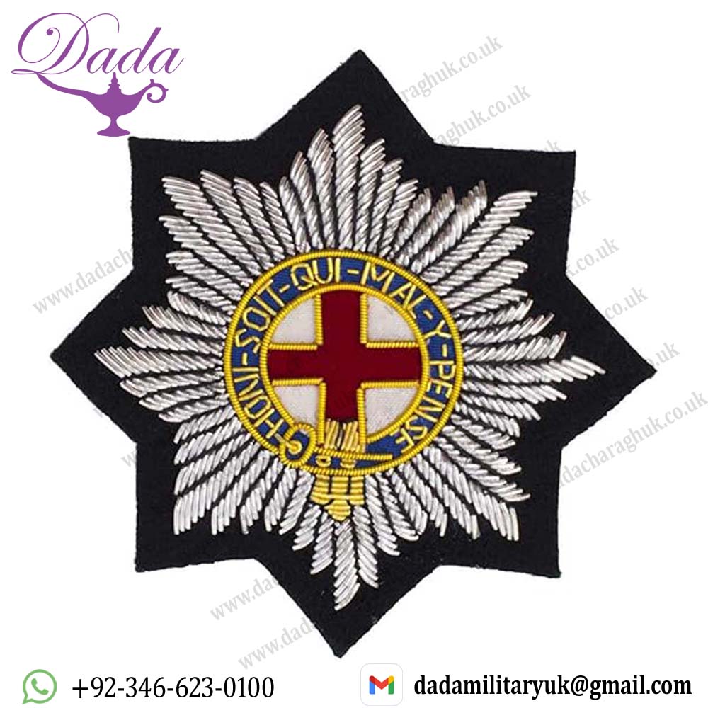 Coldstream Guards, Blazer Badge Bullion Wire Coldstream Guards, Blazer Badge Bullion Wire