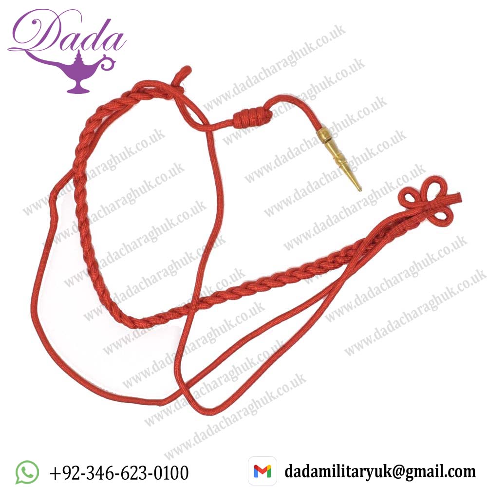 Red Military Shoulder Dress Aiguillette Cord Red Military Shoulder Dress Aiguillette Cord