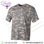British Military Cotton T-Shirt Universal Camouflage Pattern