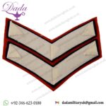 Bar chevron corporal footguards machine manufactured service stripe