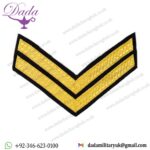Bar chevrons corporal bands lace household division household cavalry machine manufactured service stripe household cavalry