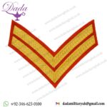 Bar chevrons corporal gold universal universal service stripe machine manufactured service stripe