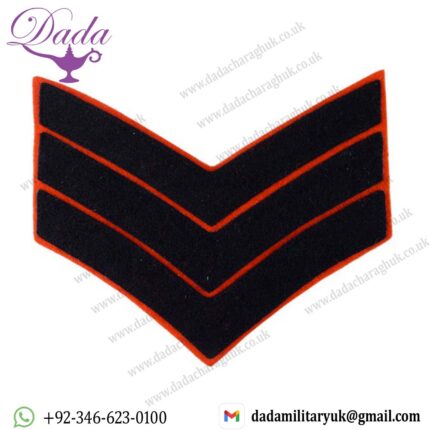 Bar chevrons sergeant household division footguards machine manufactured service stripe