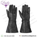Black Protective Gauntlet Gloves Sale