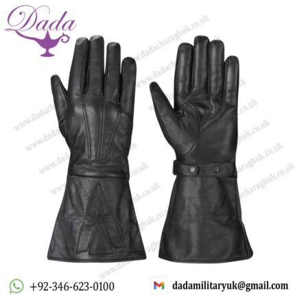 Black Protective Gauntlet Gloves Sale