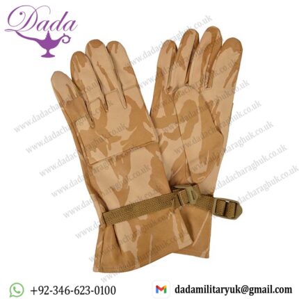 British Army Tactical Leather Gloves Warm Weather Desert