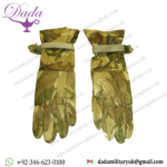 British Army Tactical Leather Gloves Warm Weather MTP
