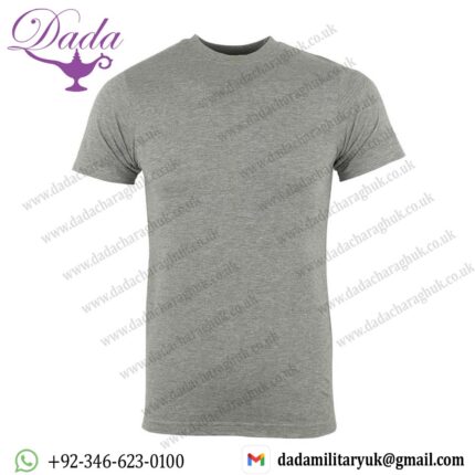 British Military Cotton T-Shirt Ash Grey