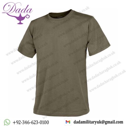 British Military Cotton T-Shirt Olive Green