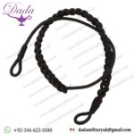 British Military RAF Army Navy Black Single Plait Lanyard