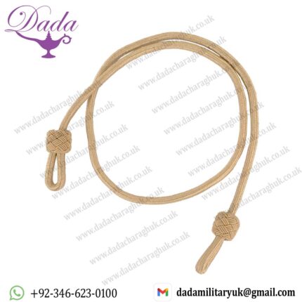 British Military RAF Army Navy Gold Single Cord Lanyard