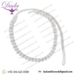 British Military RAF Army Navy White Macrame 3-Ply Lanyard