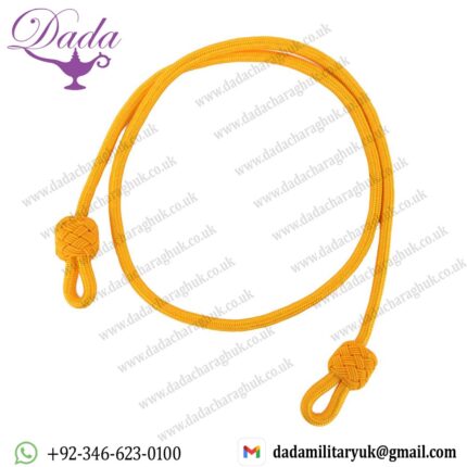 British Military RAF Army Navy Yellow Single Cord Lanyard