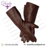 Dark Brown Best Full Gauntlet Gloves