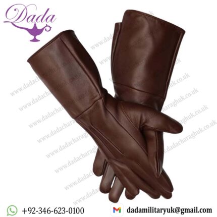 Dark Brown Best Full Gauntlet Gloves
