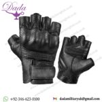 Half Finger Leather Gloves