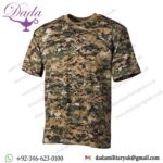 Military T-Shirt Digital Woodland Camo