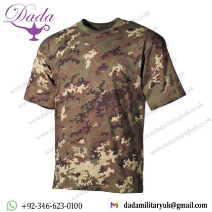 Military T-Shirt Vegetato Camouflage
