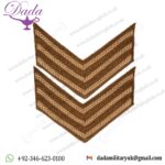 Original British Army Rank Stripe Chevron Pair - Sergeant