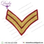 Queens royal hussard bar service striped chevrons