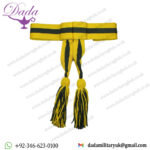 Sash Army Military Band Sash Waist Belt Ceremonial Sash Yellow Green