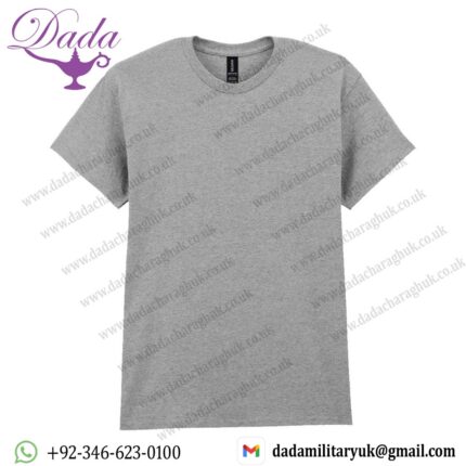 Tactical and Military Sport Grey Cotton T-Shirt